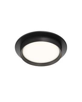 Встраиваемый светильник RATIO, GX53, до 15 Вт, LED, IP20, черный, алюминий, акрил