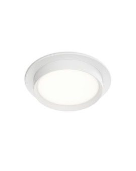 Встраиваемый светильник RATIO, GX53, до 15 Вт, LED, IP20, белый, алюминий, акрил