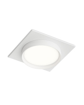 Встраиваемый светильник RATIO, GX53, до 15 Вт, LED, IP20, белый, алюминий, акрил