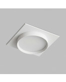 Встраиваемый светильник RATIO, GX53, до 15 Вт, LED, IP20, белый, алюминий, акрил