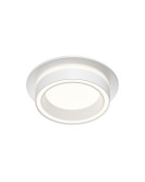 Встраиваемый светильник GLOW, GX53, до 15 Вт, LED, IP20, белый, алюминий, акрил