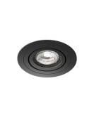 Встраиваемый светильник PRIME, GU5.3, до 15 Вт, LED, IP20, черный, алюминий