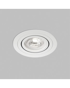 Встраиваемый светильник PRIME, GU5.3, до 15 Вт, LED, IP20, белый, алюминий