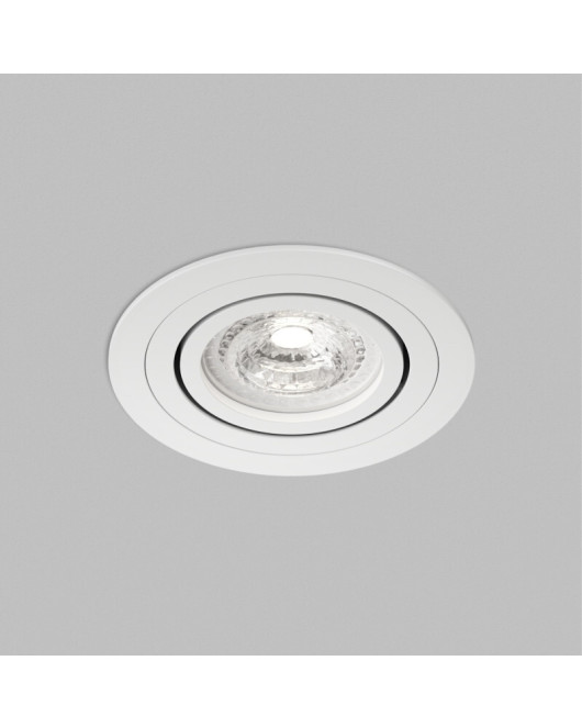 Встраиваемый светильник PRIME, GU5.3, до 15 Вт, LED, IP20, белый, алюминий
