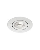 Встраиваемый светильник PRIME, GU5.3, до 15 Вт, LED, IP20, белый, алюминий