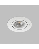 Встраиваемый светильник PRIME, GU5.3, до 15 Вт, LED, IP20, белый, алюминий