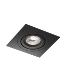 Встраиваемый светильник PRIME, GU5.3, до 15 Вт, LED, IP20, черный, алюминий