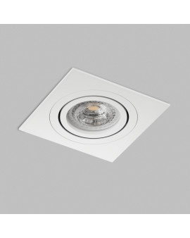Встраиваемый светильник PRIME, GU5.3, до 15 Вт, LED, IP20, белый, алюминий