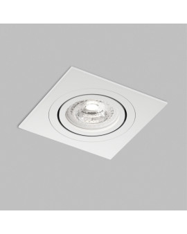 Встраиваемый светильник PRIME, GU5.3, до 15 Вт, LED, IP20, белый, алюминий