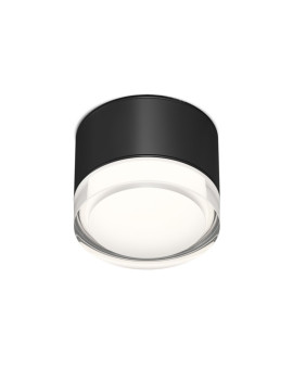 Накладной влагостойкий светильник AQUA, GX53, до 15 Вт, LED, IP44, черный, алюминий, акрил Накладной влагостойкий светильник AQUA, GX53, до 15 Вт, LED, IP44, черный, алюминий, акрил