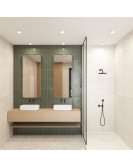 Накладной влагостойкий светильник AQUA, GX53, до 15 Вт, LED, IP44, белый, алюминий, акрил