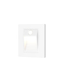 DK1020-WH Светильник встраиваемый в стену c датчиком движения, IP 20, LED 3000, 1 Вт, белый, пластик DK1020-WH Светильник встраиваемый в стену c датчиком движения, IP 20, LED 3000, 1 Вт, белый, пластик