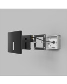 DK1030-BK Светильник встраиваемый в стену, IP 20, LED 3000K, 3 Вт, черный, алюминий