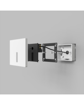 DK1030-WH Светильник встраиваемый в стену, IP 20, LED 3000K, 3 Вт, белый, алюминий
