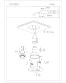 DK2030-WH Встраиваемый светильник, IP 20, 50 Вт, GU10, белый, алюминий