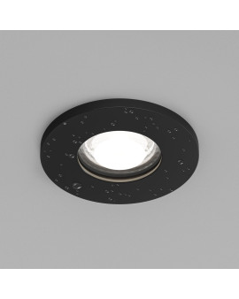 DK2036-BK Встраиваемый светильник влагозащ., IP 44, до 15 Вт, GU10, LED, черный, алюминий