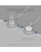 DK2036-WH Встраиваемый светильник влагозащ., IP 44, до 15 Вт, GU10, LED, белый, алюминий DK2036-WH Встраиваемый светильник влагозащ., IP 44, до 15 Вт, GU10, LED, белый, алюминий