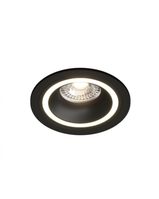 DK2060-BK Встраиваемый светильник IP 20, до 15 Вт, GU10, LED, черный, алюминий DK2060-BK Встраиваемый светильник IP 20, до 15 Вт, GU10, LED, черный, алюминий