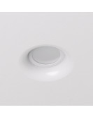 DK2080-WH Встраиваемый точечный светильник для натяжных ПВХ потолков INVIZ, IP 20, до 9 Вт, GU10, LED, белый, ABS-пластик