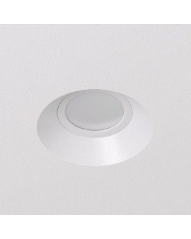 DK2081-WH Встраиваемый точечный светильник для натяжных ПВХ потолков INVIZ, IP 20, до 9 Вт, GU10, LED, белый, ABS-пластик