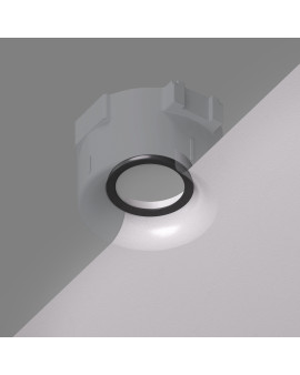 DK2085-BK Фиксирующее кольцо для светильников серии INVIZ DK2080-WH, DK2081-WH, черное, ABS-пластик