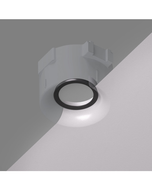 DK2085-BK Фиксирующее кольцо для светильников серии INVIZ DK2080-WH, DK2081-WH, черное, ABS-пластик DK2085-BK Фиксирующее кольцо для светильников серии INVIZ DK2080-WH, DK2081-WH, черное, ABS-пластик