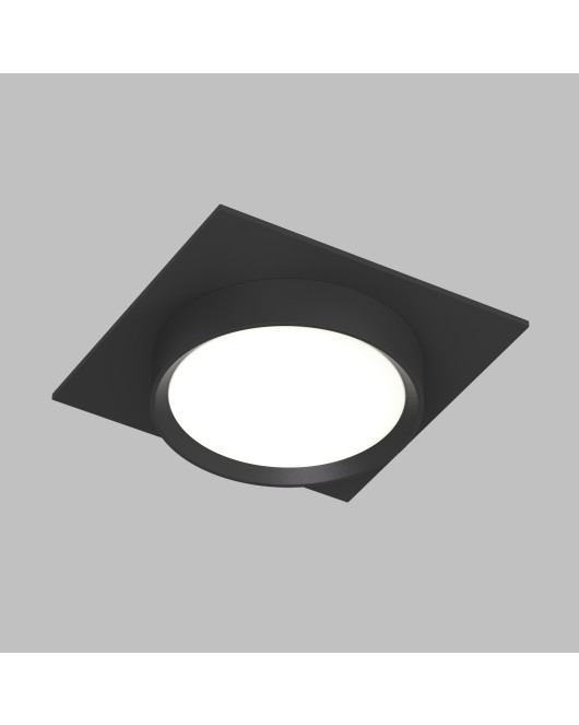 DK2091-BK Встраиваемый светильник FLAT, IP 20, до 15 Вт, GX53, LED, черный, алюминий DK2091-BK Встраиваемый светильник FLAT, IP 20, до 15 Вт, GX53, LED, черный, алюминий