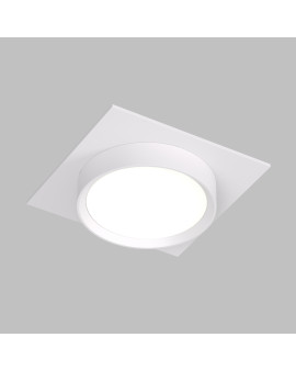 DK2091-WH Встраиваемый светильник FLAT, IP 20, до 15 Вт, GX53, LED, белый, алюминий
