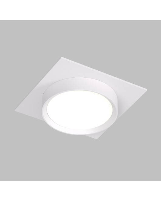 DK2091-WH Встраиваемый светильник FLAT, IP 20, до 15 Вт, GX53, LED, белый, алюминий DK2091-WH Встраиваемый светильник FLAT, IP 20, до 15 Вт, GX53, LED, белый, алюминий