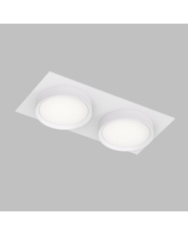 DK2092-WH Встраиваемый светильник FLAT, IP 20, до 15 Вт, GX53, LED, белый, алюминий
