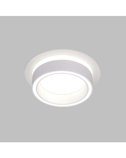 DK2100-WH Встраиваемый светильник NIKO, IP 20, до 15 Вт, GX53, LED, белый, акрил, алюминий