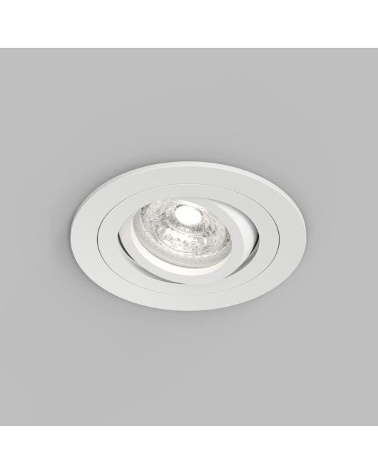 DK2110-WH Встраиваемый влагозащищённый светильник HYDRO, IP44, до 15 Вт LED, GU10, алюминий, белый