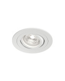 DK2110-WH Встраиваемый влагозащищённый светильник HYDRO, IP44, до 15 Вт LED, GU10, алюминий, белый