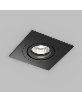 DK2111-BK Встраиваемый влагозащищённый светильник HYDRO, IP44, до 15 Вт LED, GU10, алюминий, чёрный