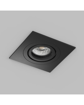 DK2111-BK Встраиваемый влагозащищённый светильник HYDRO, IP44, до 15 Вт LED, GU10, алюминий, чёрный