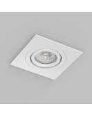 Встраиваемый влагозащищённый светильник HYDRO, IP44, до 15 Вт LED, GU10, алюминий, белый Встраиваемый влагозащищённый светильник HYDRO, IP44, до 15 Вт LED, GU10, алюминий, белый
