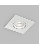 Встраиваемый влагозащищённый светильник HYDRO, IP44, до 15 Вт LED, GU10, алюминий, белый Встраиваемый влагозащищённый светильник HYDRO, IP44, до 15 Вт LED, GU10, алюминий, белый
