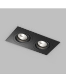 Встраиваемый влагозащищённый светильник HYDRO, IP44, 2?15 Вт LED макс., GU10, алюминий, чёрный Встраиваемый влагозащищённый светильник HYDRO, IP44, 2?15 Вт LED макс., GU10, алюминий, чёрный