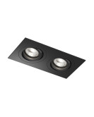 Встраиваемый влагозащищённый светильник HYDRO, IP44, 2?15 Вт LED макс., GU10, алюминий, чёрный Встраиваемый влагозащищённый светильник HYDRO, IP44, 2?15 Вт LED макс., GU10, алюминий, чёрный