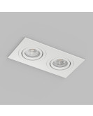 Встраиваемый влагозащищённый светильник HYDRO, IP44, 2?15 Вт LED макс., GU10, алюминий, белый Встраиваемый влагозащищённый светильник HYDRO, IP44, 2?15 Вт LED макс., GU10, алюминий, белый