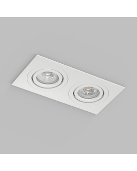 Встраиваемый влагозащищённый светильник HYDRO, IP44, 2?15 Вт LED макс., GU10, алюминий, белый