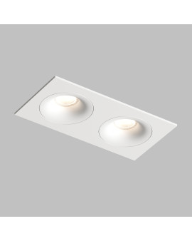 DK2122-WH Встраиваемый светильник, IP 20, 50 Вт, GU10, белый, алюминий DK2122-WH Встраиваемый светильник, IP 20, 50 Вт, GU10, белый, алюминий