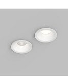 Встраиваемый влагозащищённый светильник COVE, IP44, до 15 Вт LED, GU10, алюминий, белый Встраиваемый влагозащищённый светильник COVE, IP44, до 15 Вт LED, GU10, алюминий, белый