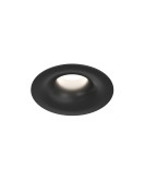 DK2430-BK Встраиваемый светильник SHINE GLOW 15Вт, 3000-4000К, IP20, черный матовый, алюминий