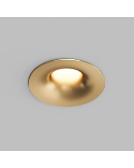 DK2430-SB Встраиваемый светильник SHINE GLOW 15Вт, 3000-4000К, IP20, сатин. латунь, алюминий
