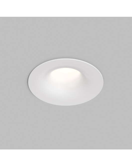 DK2430-WH Встраиваемый светильник SHINE GLOW 15Вт, 3000-4000К, IP20, белый матовый, алюминий