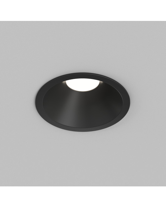 DK2431-BK Встраиваемый светильник SHINE GLOW 15Вт, 3000-4000К, IP20, черный матовый, алюминий