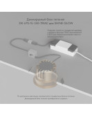 DK2431-SB Встраиваемый светильник SHINE GLOW 15Вт, 3000-4000К, IP20, сатин. латунь, алюминий