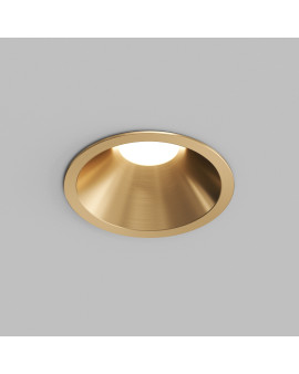 DK2431-SB Встраиваемый светильник SHINE GLOW 15Вт, 3000-4000К, IP20, сатин. латунь, алюминий