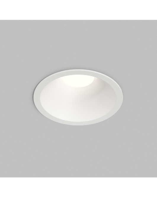 DK2431-WH Встраиваемый светильник SHINE GLOW 15Вт, 3000-4000К, IP20, белый матовый, алюминий